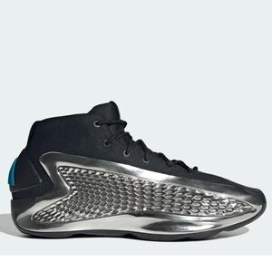 Adidas AE 1 Anthony Edwards Silver Metallic Basketball Shoes